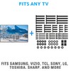 BuFan Kit Universal de Tornillos Montaje TV, Compatible con La