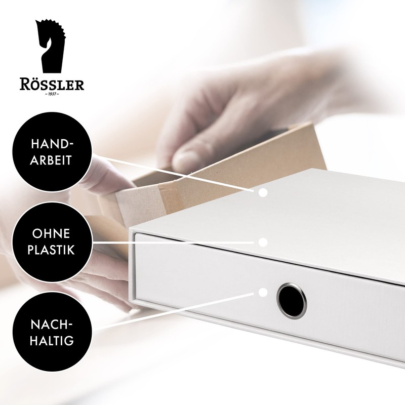 Rössler S.O.H.O. 1524452090 Drawer Box for DIN A4 with Grip