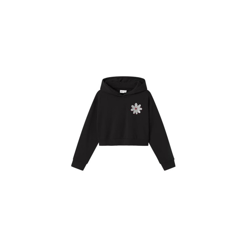 NAME IT Ragazza Nkfkory LS Crop RLX SWE Wh Bru
