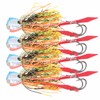 4Pcs 65g Fishing Artificial Baits Silicone Skirts Lures with Hook
