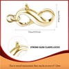 3 Pieces Lobster Clasp Double Opening Lobster Clasp Lock Necklace