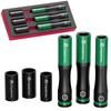 TIWINTUL 1/2" Extra Long Lug Nut Socket Set, 6Pcs Non-Marring