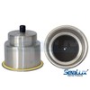 SeaLux (2pcs) Stainless Steel Recessed Cup Drink Holder for Marine