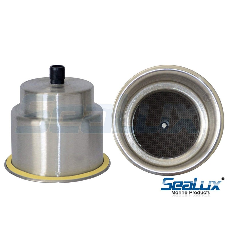 SeaLux (2pcs) Stainless Steel Recessed Cup Drink Holder for Marine