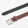 Ikenohata Silver Leather Shop OT-012 Buffalo Leather Belt, Men's Belt,