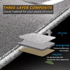AUQDD Gray Dashboard Dash Cover Flannel Mat Custom Fit for