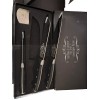 ASETY Knife Set, 3 PCS Kitchen Knife Set with Built-in