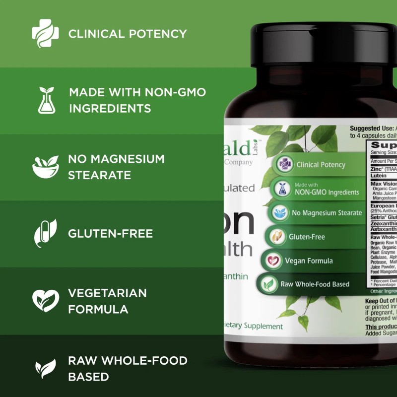 EMERALD LABS Vision Health - Premium Eye Health Supplement with