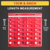 Thread Checker：Nut and Bolt Thread Checker Thread Identifier Gauge Nut