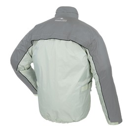 Rough & Road RR7815 Dual Tex Compact Rain Suit Top and Bottom Set, Motorcycle Accessories, Platinum Silver, BLL, LL Size Wide Type