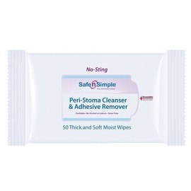 Safe N Simple Peri Stoma Adhesive Remover Wipes by SAFE N SIMPLE LLC