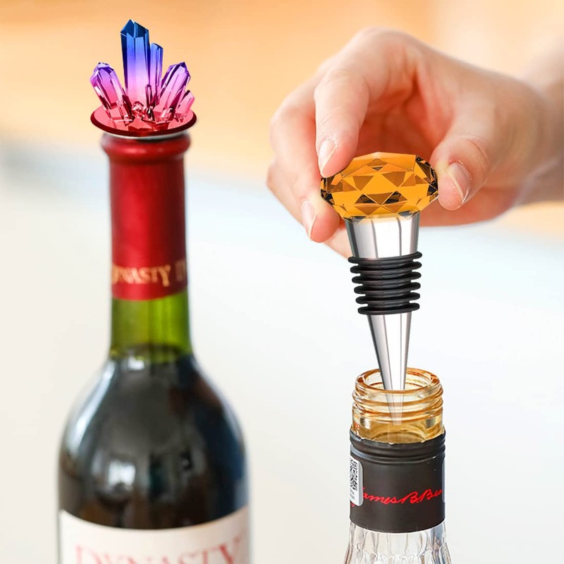Voyyphixa 3 Pcs Resin Wine Stopper Molds with 4 Stopper,