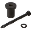 Delaney Hardware BD0064 Barn Door Lag Bolt & Spacer, Black
