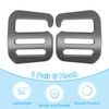PATIKIL g Hook Webbing Slide Buckles 20mm, 1 Pair Metal