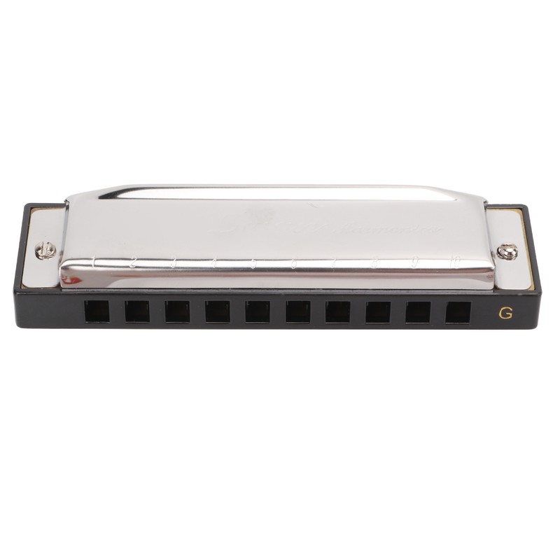 G Key Harmonica 10 Hole 20 Tone Mouth Organ Rust