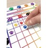 Teacher Created Resources Colorful Paw Prints Mini Stickers (4819)