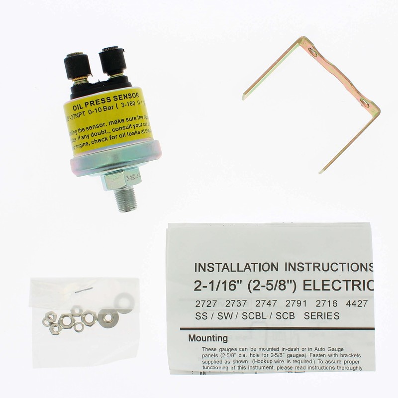 Sumex GAUG524 Race Sport Oil Pressure Gauge 12 V -