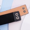 YooAi Rhinestone Elastic PU Leather Belt Shiny Crystal Stretch Waist