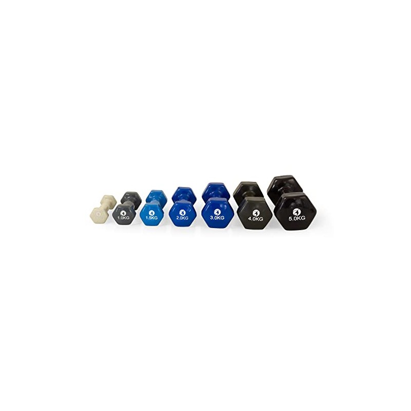 AFH-Webshop Gymnastic Dumbbells ,Neoprene, Dumbbells, Pair, Various Weights and Colours,