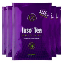 Iaso Brewed Tea (Original) - TLC Cleansing Tea & Refreshing Drink Formula for Balanced Lifestyle - 10 Convenient Sachets (5 Packs)