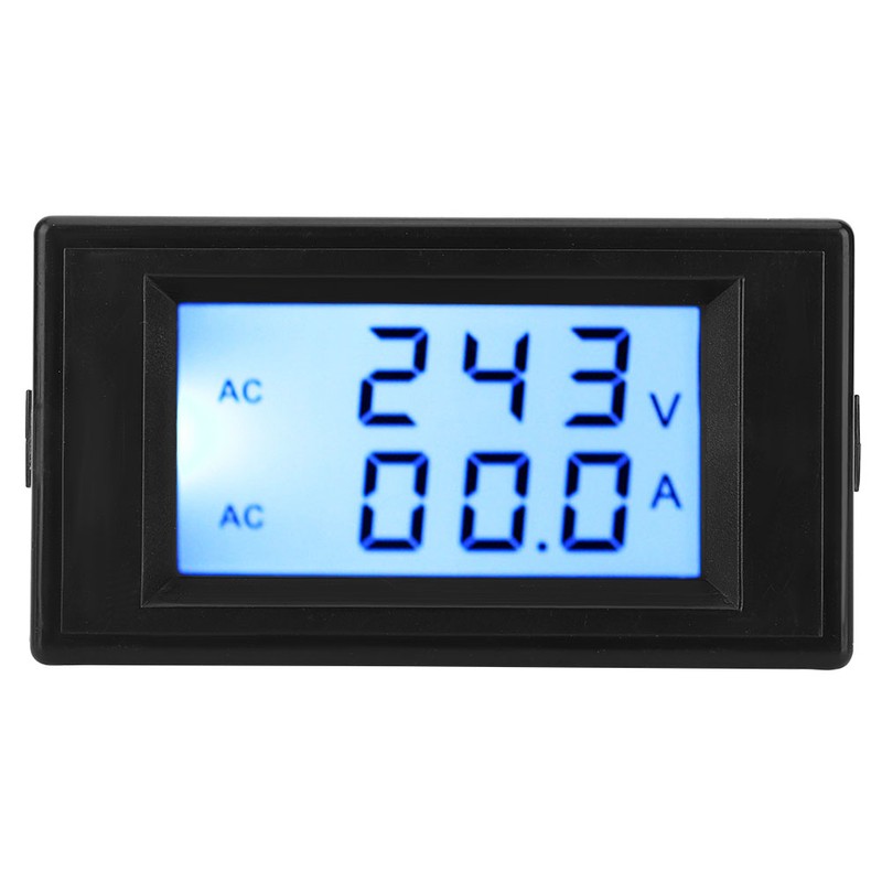 D69-2042 Dual Display Voltmeter Ammeter AC80-300V 0-50A 0-100A with Current