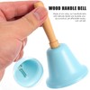 PRETYZOOM Hand Bell Loud Metal Handheld Ring Tea Bell with