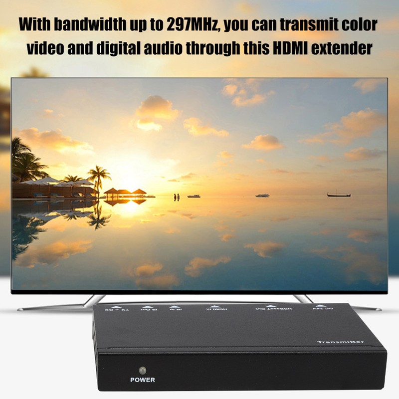 HDMI 70M Extender 4Kx2K 30Hz Support POC Function CAT6 Transmitter/Receiver