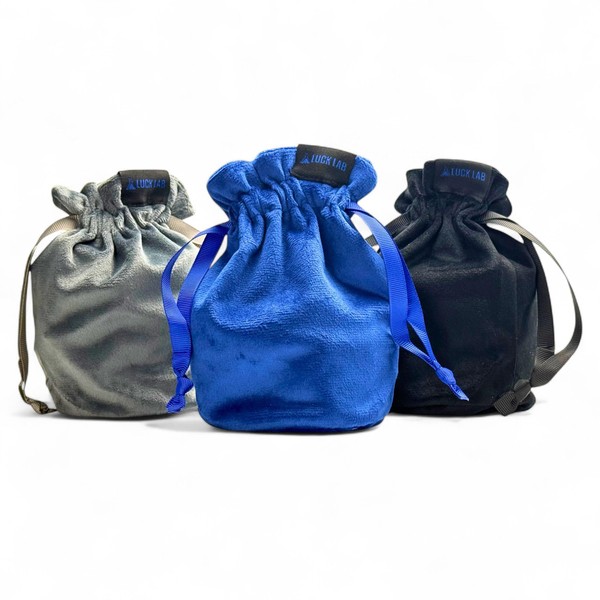 Luck Lab Velvet Drawstring Dice Bag - Set of Three