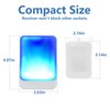 Loud Flash Doorbell with 7 Colors of Bright Light and