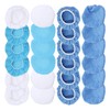 24 Packs Polishing Bonnet 6in/150mm Microfiber Nonwoven Cotton Buffing Pads