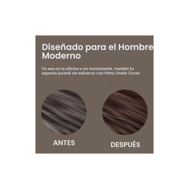 hims Under Cover - Tinte y acondicionador para el cabello,