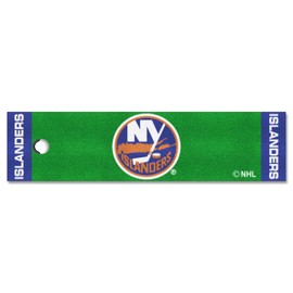 FANMATS 10465 New York Islanders Putting Green Mat - 1.5ft. x 6ft.