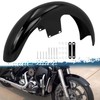 21 inch Front Fender Vivid Black Motorcycle Wrap Mudguard for