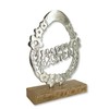 Wooden and Metal Easter Decoration Wood and Metal Easter Egg