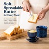 Butter Crock with Lid for Countertop, French Butter Dish Ceramic