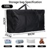 2 Pcs 100L Large Storage Bag, Heavy Duty Moving Totes,
