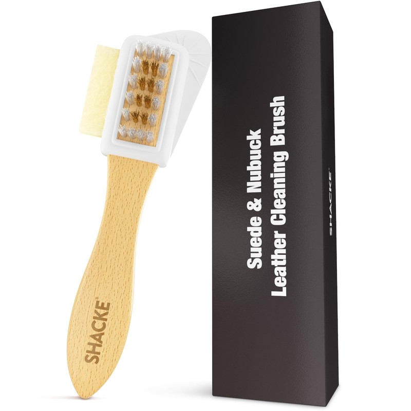 Shacke Suede & Nubuck 4-Way Leather Brush Cleaner (Side Eraser)