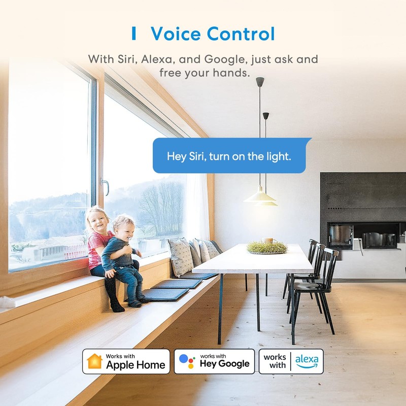 meross Wi-Fi Relay WLAN Switch, Relay Module for Smart Home,