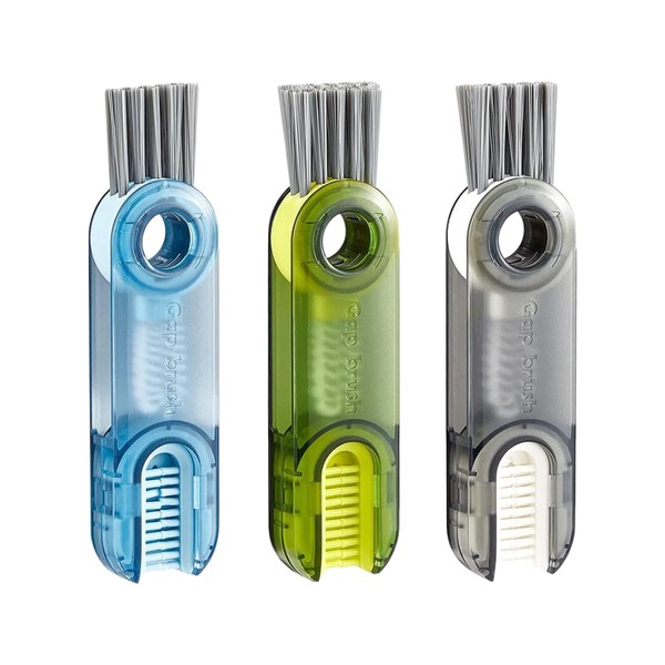VERALY.MX Cepillo Doble Punta 3 en 1 Limpieza Trastes Cocina