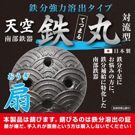 Tenku Tetsumaru Convection Type Strong Iron Elongation Type [Fan] Nambu Ironware Iron Supplement