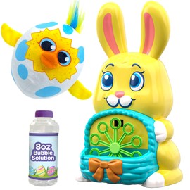 Move2Play Egg Toss + Bunny Bubble Blower Toys