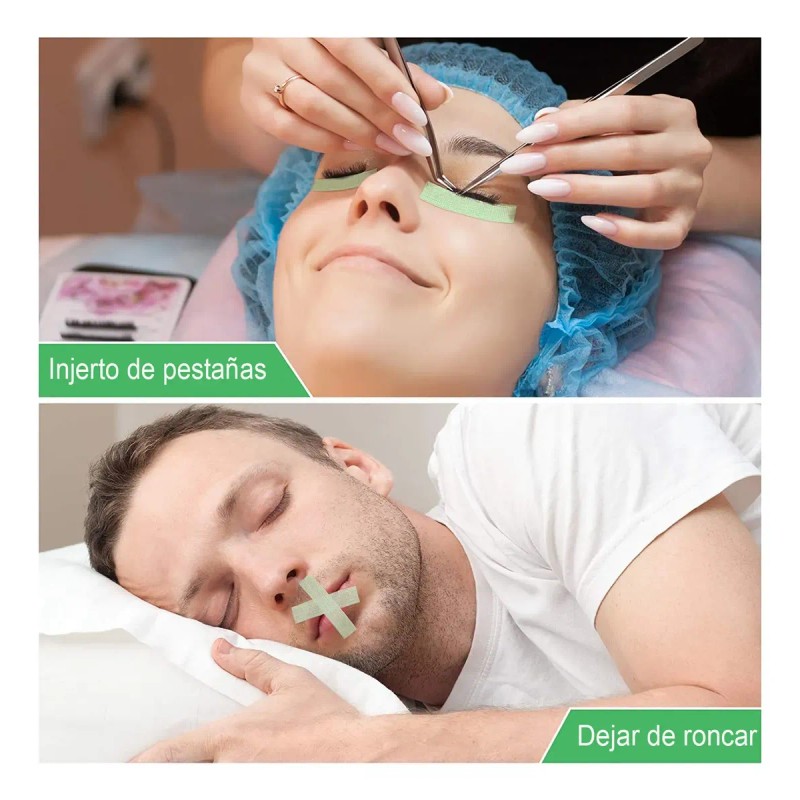 20 Cintas Extensor De Pestañas Micropore Paper Cinta Médica