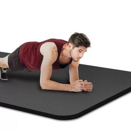 Glamexx24 Gymnastics Mat, Fitness Mat, Premium Yoga Mat, Non-Slip and Thick Extra Sizes, Includes Carry Strap, Exercise Poster, Skin-Friendly and Phthalate-Free, Ideal for Pilates, Gymnastics and Yoga