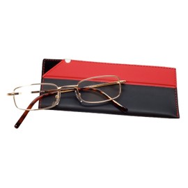 Calabria 753XL Reading Glasses in Gold with Matching Case