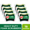 Scotch-Brite Ocelo Heavy Duty Foam Scrubber, 16 Count