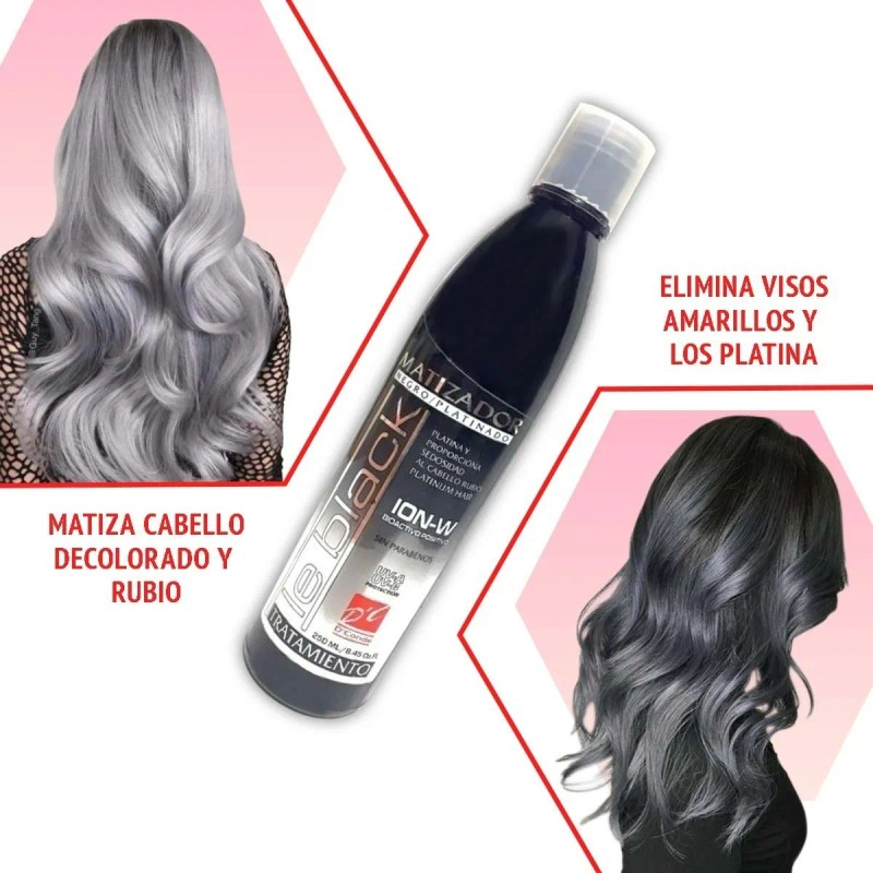 Tratamiento Matizador Cabello Negro Y Platinado Dconde 250ml