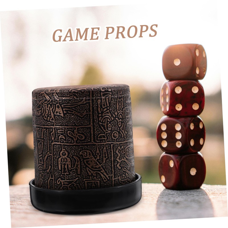 SUPVOX 1 Set Plastic Dice Cup with Dice Compact and