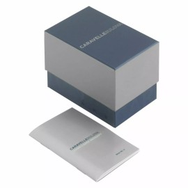 Caravelle by Bulova Ladies Watch Silver Black with Stones 43L67