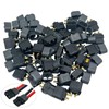 Amass 20 Pair XT60H Bullet Connector Plug Black Male Female
