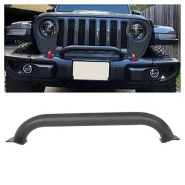 KUAFU 3-1/8 Inch Height Brush Guard Compatible With 2018-2023 Jeep Wrangler JL 2020-2023 Gladiator JT 82215351 Rubicon Brush Guard Front Bumper Grille Guard Protector Brush Push Bar